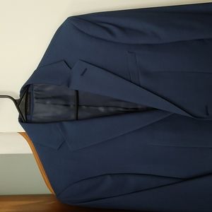 Men's Calvin Klein Suit Jacket Size 38R Blue | Full Two-Piece Suit for $50